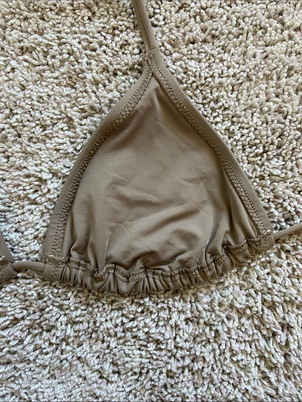 NWT Skims Triangle Bikini Top in Desert sz S Skimpy Strappy Snatched